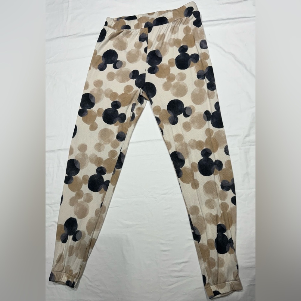 Disney Mickey Mouse Camo Vacation theme lounge neutral cozy Jogger Sweatpants